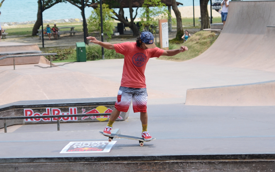 Homegrown talent and Red Bull athlete Farris Rahman showing off some skills