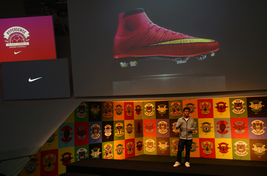 Aik Leong Lim introduces the new Mercurial Superfly_Nike the Art and Science of Modern Football_9 May 2014