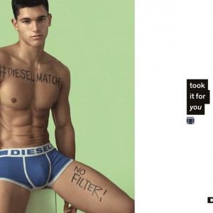 Diesel Pornhub ads featuring its SS16 images