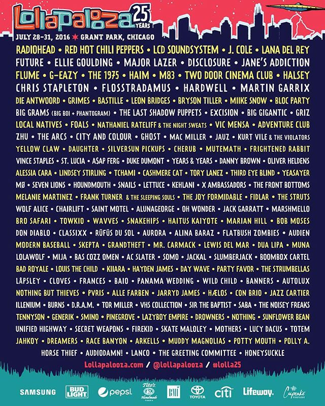 Lollapalooza Music Festival 2016