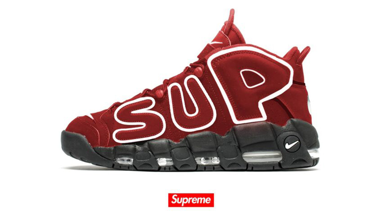 Supreme Turns Up the Heat on the Nike Uptempo