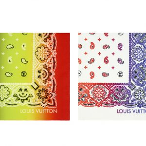 Louis Vuitton x Fragment Design Paisley Rainbow Bandana Set