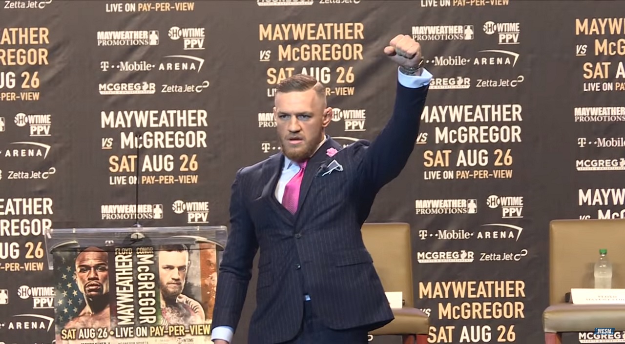 That infamous Conor McGregor pinstripe suit is now on sale