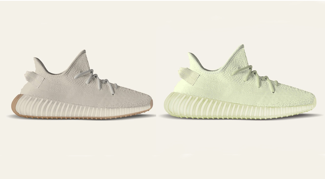 Yeezy boost 350 v2 ice yellow and sesame