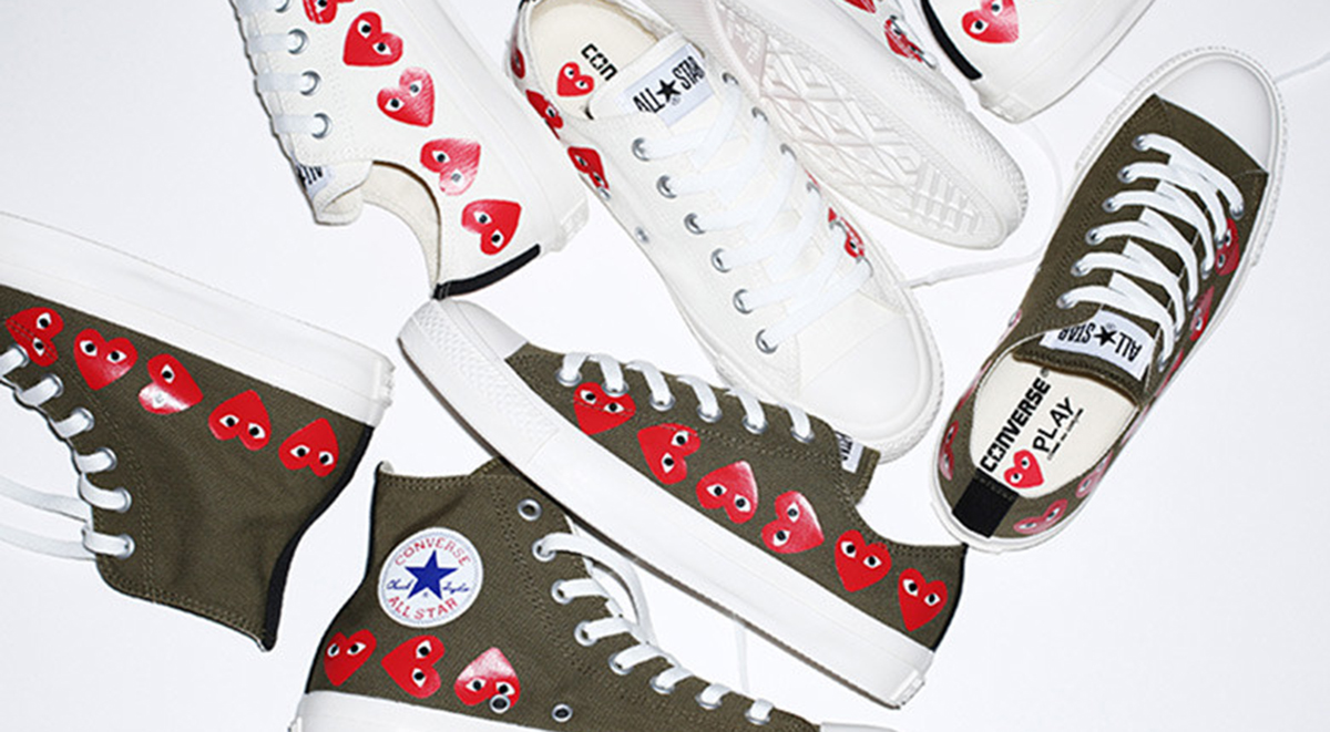 Comme des Garcons Play Converse 2018 is Full of Heart | Straatosphere