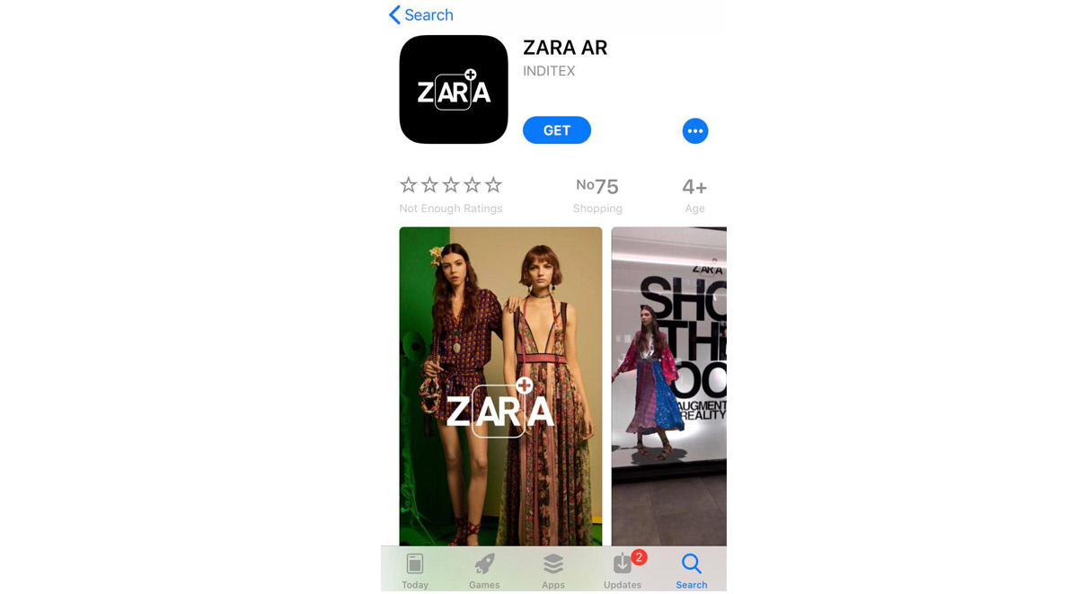 zara-ar-app-itunes-download