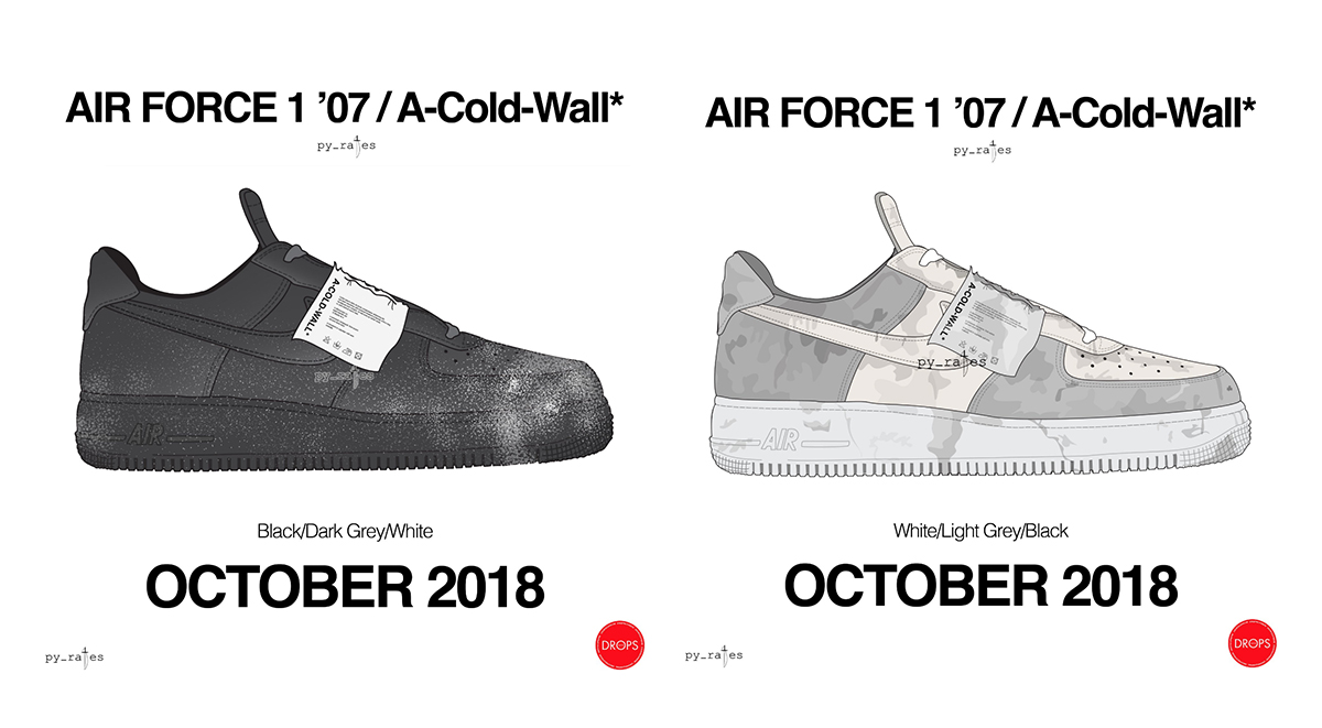A-COLD-WALL x Nike Air Force 1