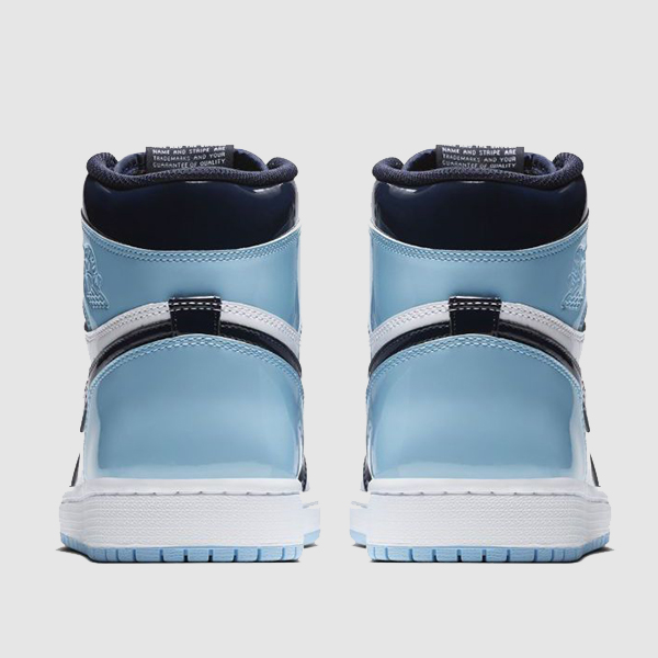 Air Jordan 1 Blue Chill patent leather unc