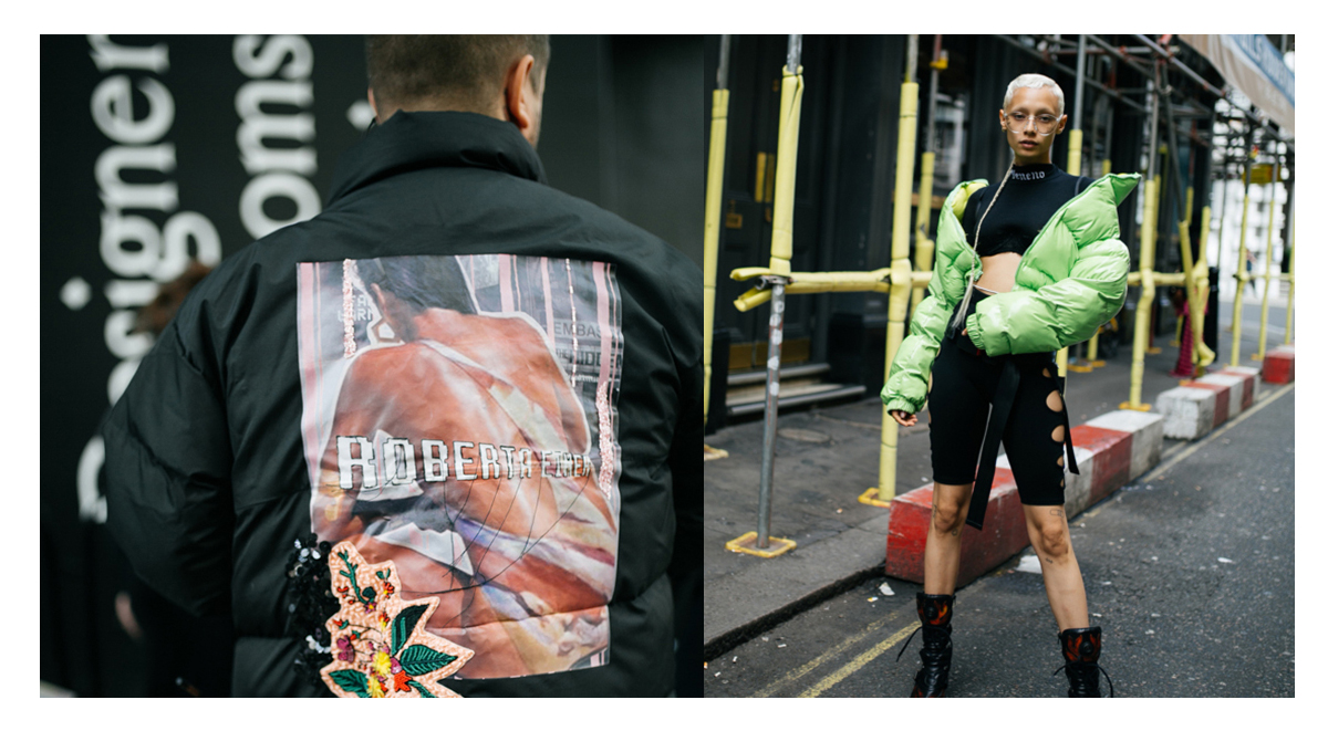 puffer jacket trend london fashion week 2019