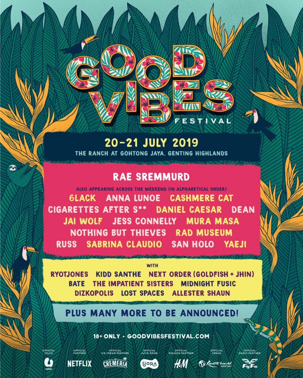 good vibes festival 2019 event poster