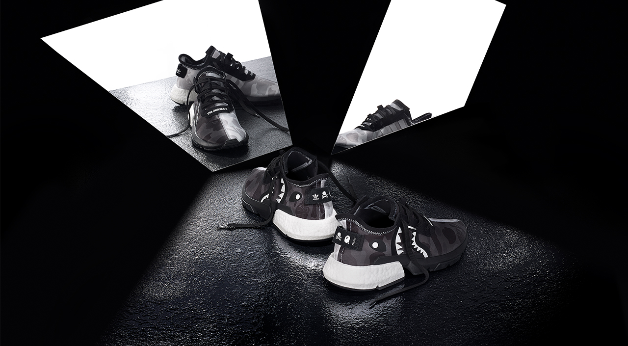 Adidas Originals x Bape x Neighborhood Collaboration Sneakers
