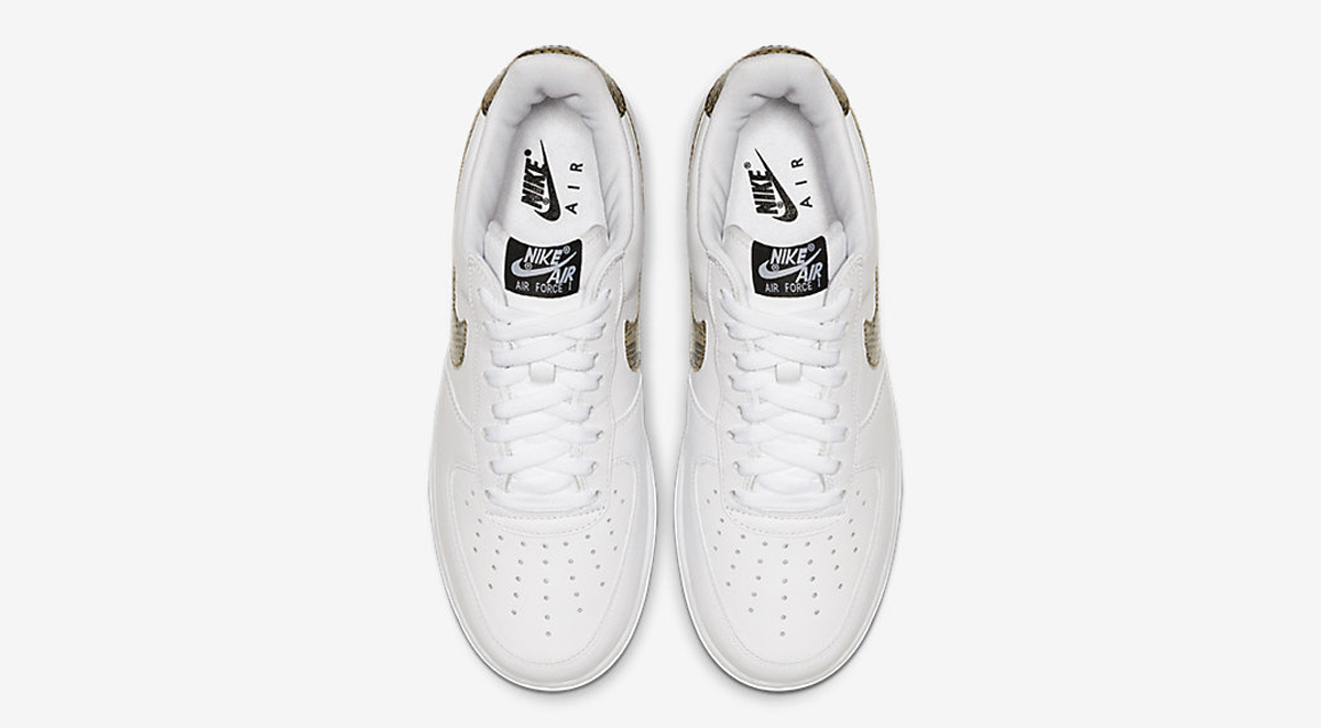 Nike Air Force 1 Low Ivory Snake overview details