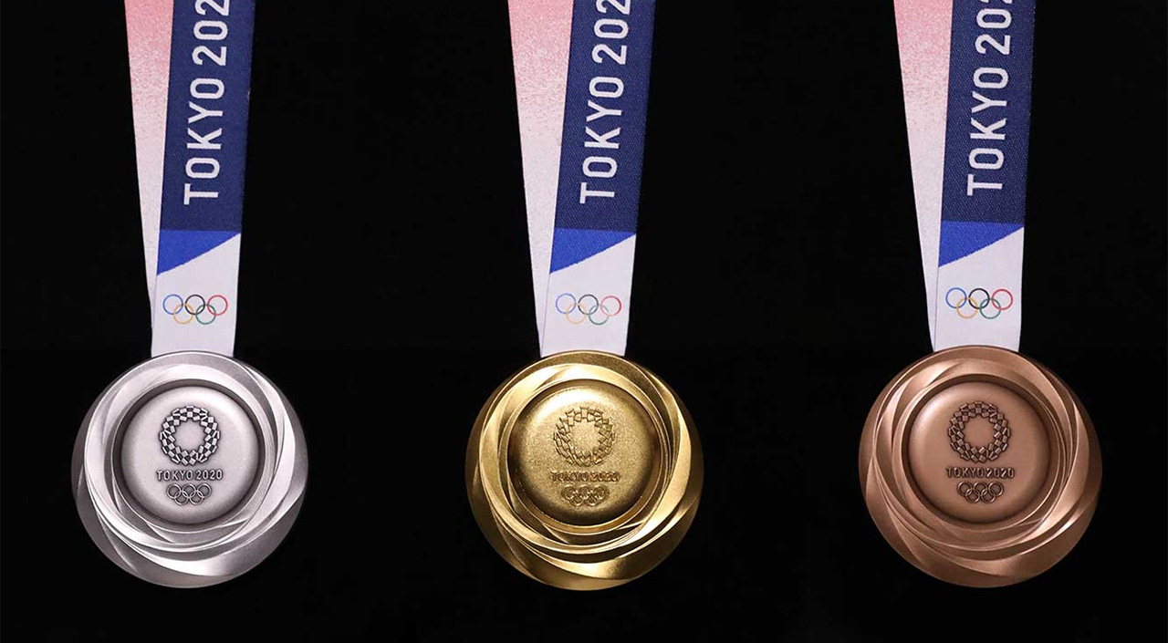 Tokyo 2020 Olympics medal featured