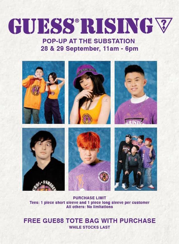 guess x 88rising head in the clouds singapore pop up launch details 2019