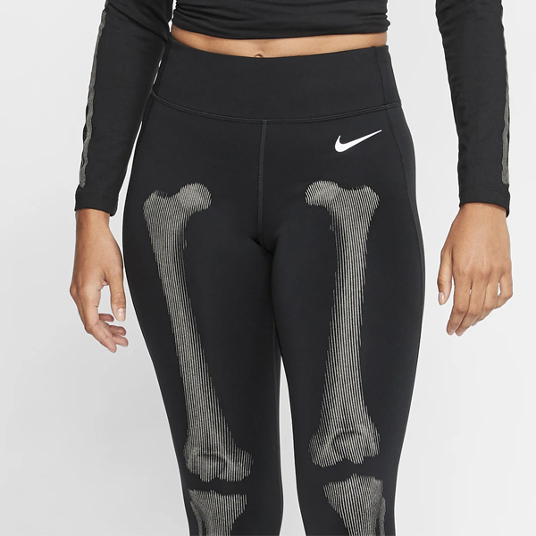Nike Skeleton Airforce 1 women black tights