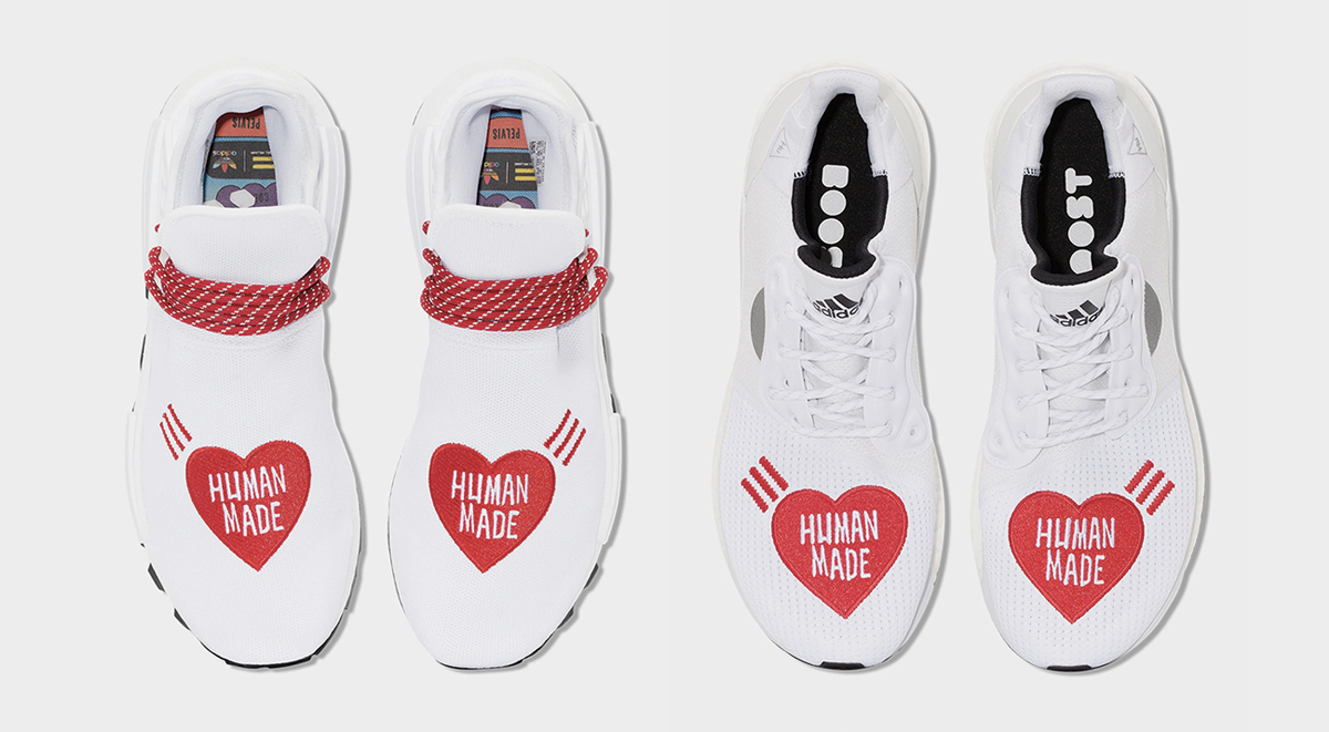 footwear drops Human Made x Adidas Pharrell NMD Hu singapore release details october 2019