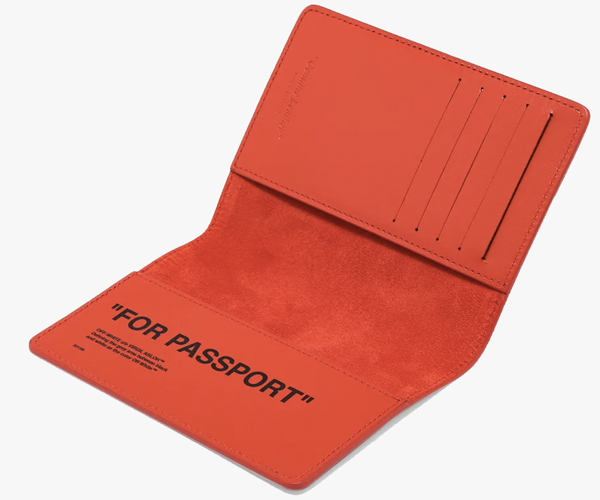 Christmas gift guide 2019 above 300 Off-White Quote Passport Holder