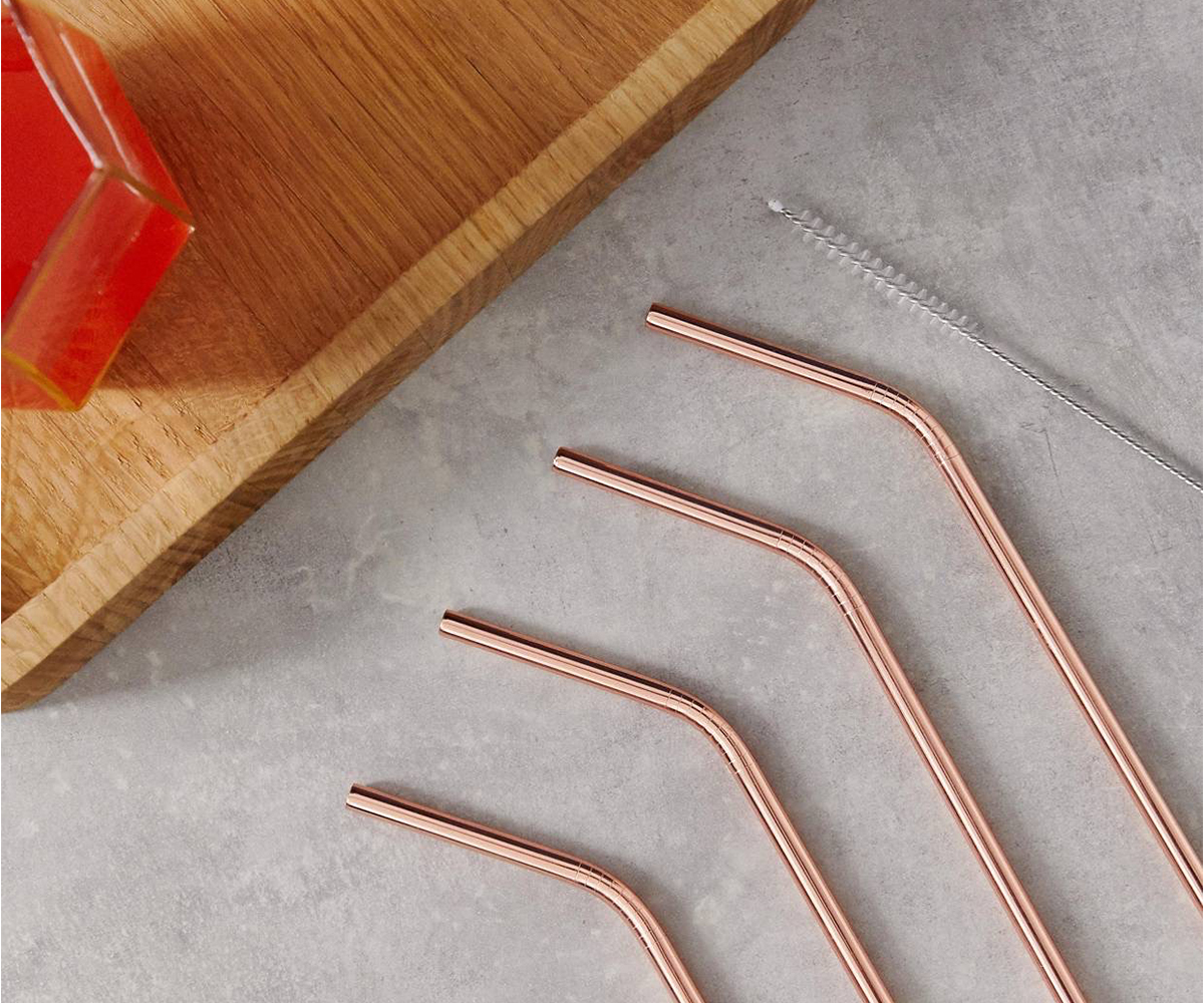 Christmas gift guide 2019 under 50copper metal straws
