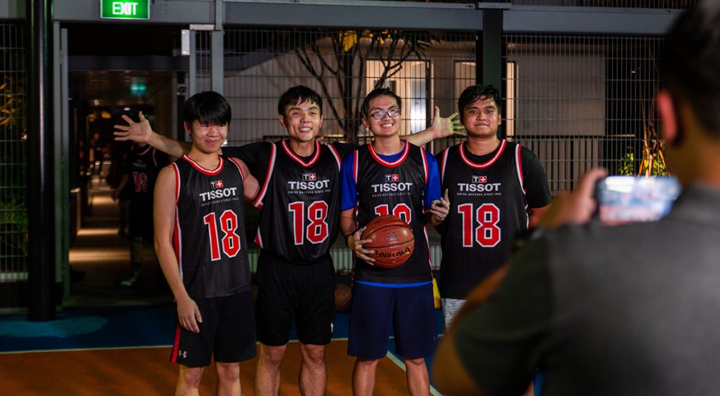 tissot basketball clinic professional training program scholar basketball academy singapore national basketball player wong wei long
