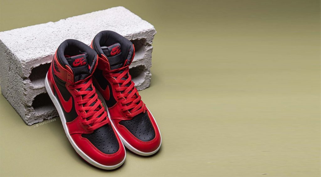 Air Jordan 1 Hi 85 “Varisty Red” On Brick Toe Box