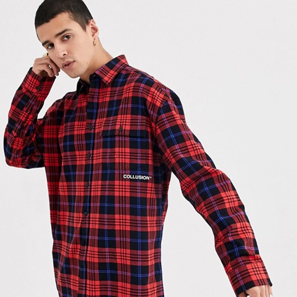 Chinese New Year Shopping Guide COLLUSION shirt in red check