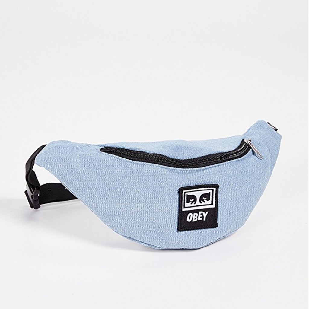 pantone 2020 blue Shopping Guide Obey Wasted hip bag in blue denim asos