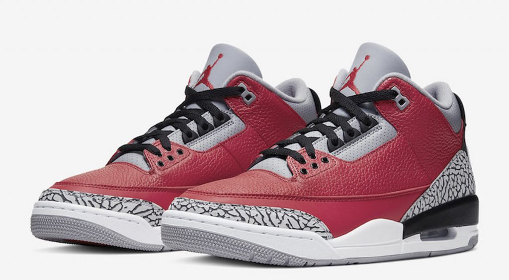 Air Jordan 3 Retro SE “Red Cements” Weekly Drops Feb 11 lateral view
