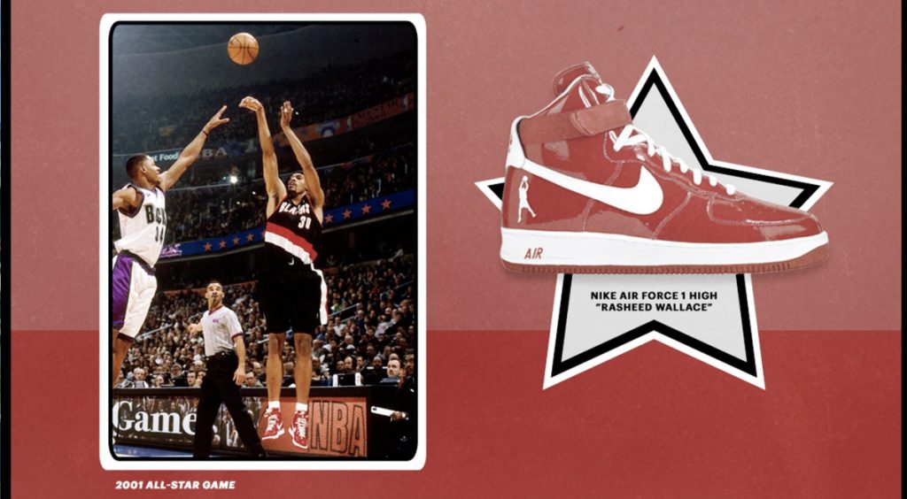 All-Star Weekend NBA 2020 Nike Air Force 1 High Rasheed Wallace
