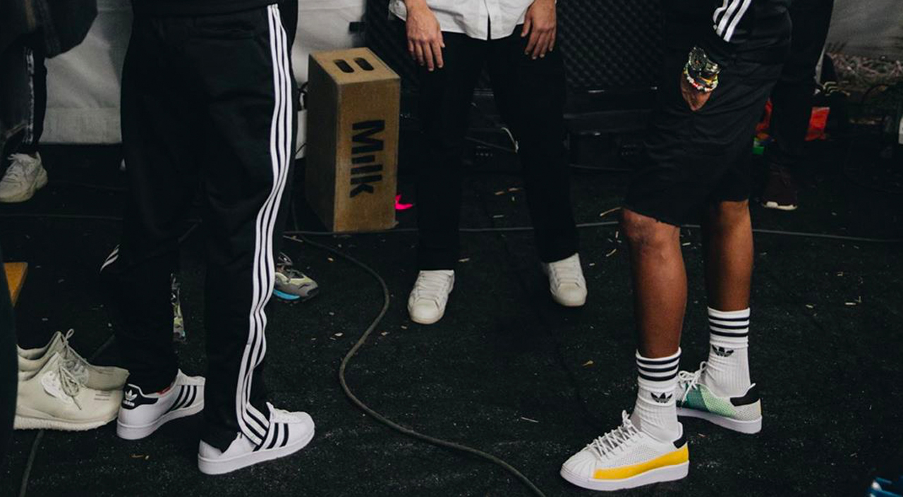 Pharrell x Adidas Super Star Instagram Post feature