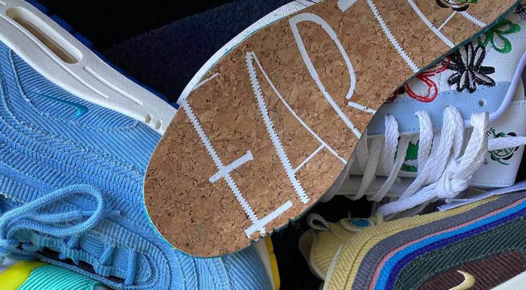 Sean Wotherspoon x Adidas close up of sneaker