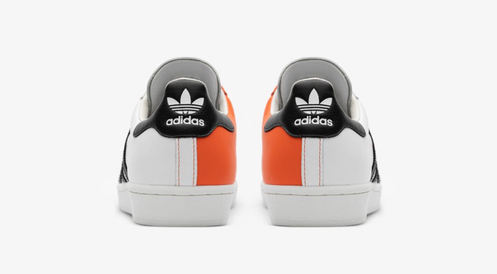 Size? x Adidas Superstar heel tab logo