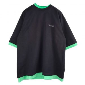 Surrender’s SS20 CHARCOAL AND NEON GREEN REVERSIBLE GIG T-SHIRT We11done