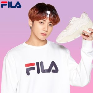 BTS Fila Fusion Collection sneaker