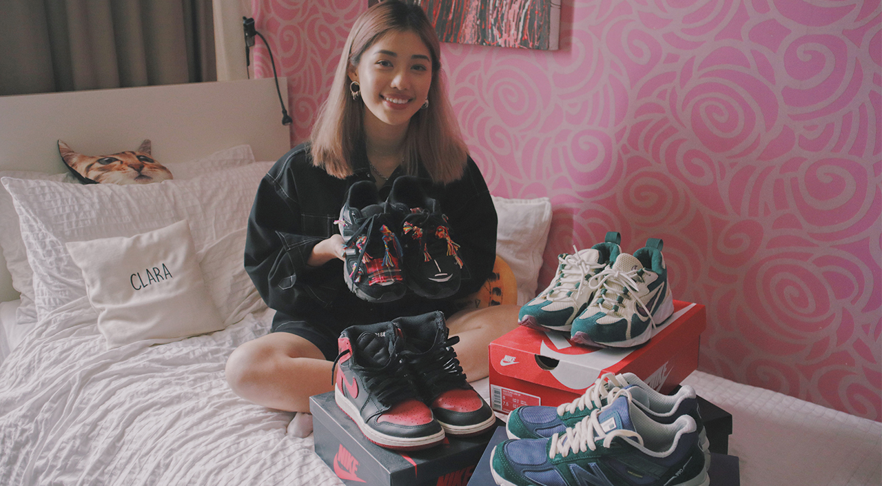 Clara Hong female sneakerhead singapore