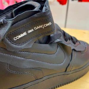 Comme des Garçons x Nike Air Force 1 Mid black colorways