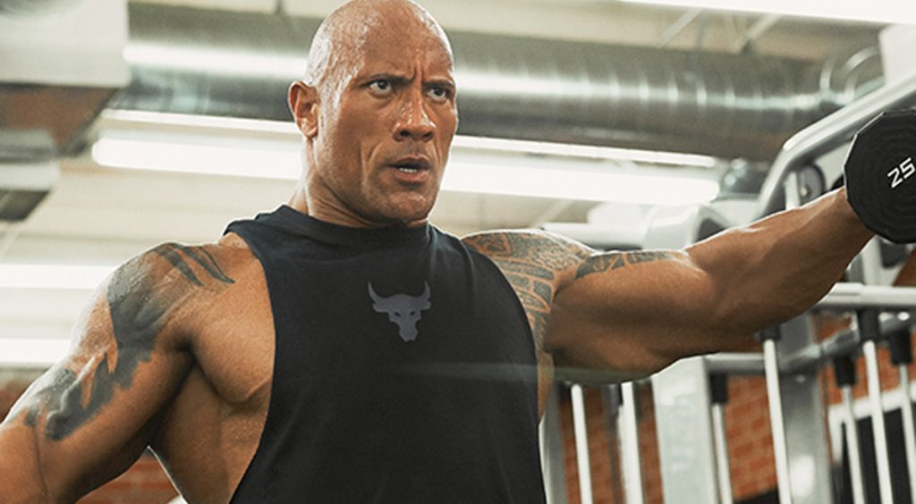 The Rock x Under Armour tank top