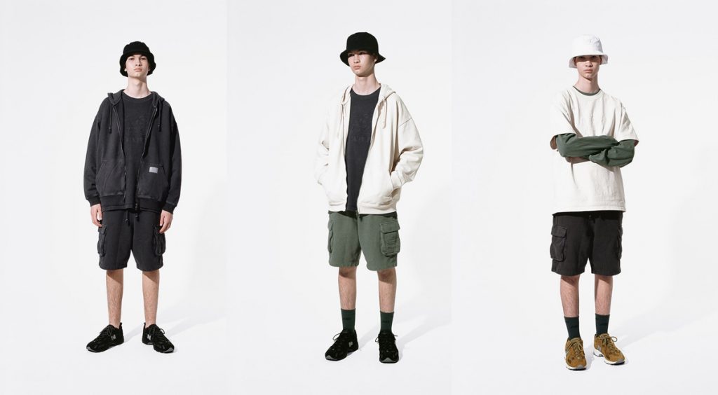 Thisisneverthat x New Balance 827 three outfits