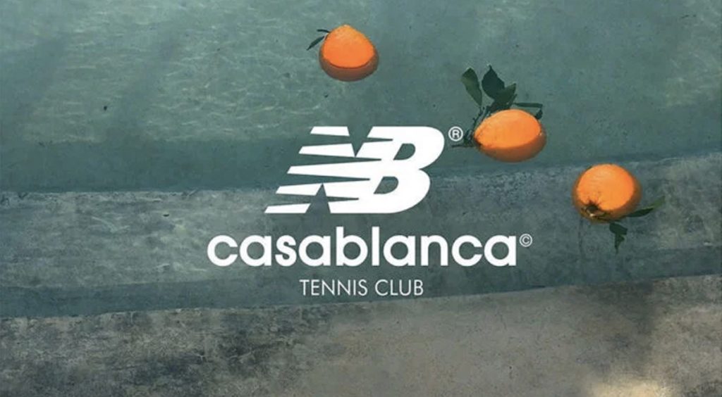 Casablanca x New Balance banner