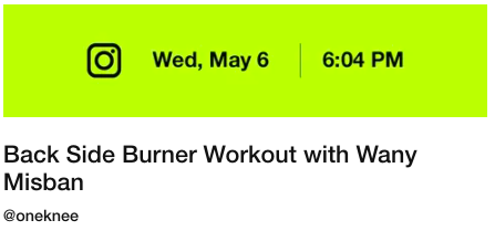 Nike Community Workout May 6