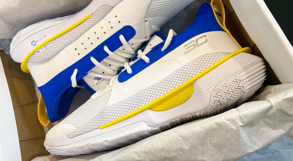 Under Armour Curry 7 “Dub Nation 2” in box