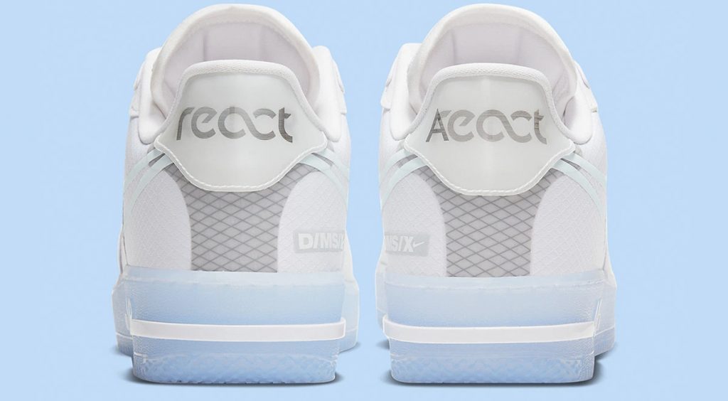 Nike Air Force 1 React QS heel
