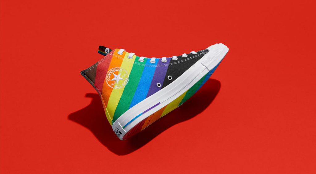 Nike and Converse Pride collection converse chuck 70 low red