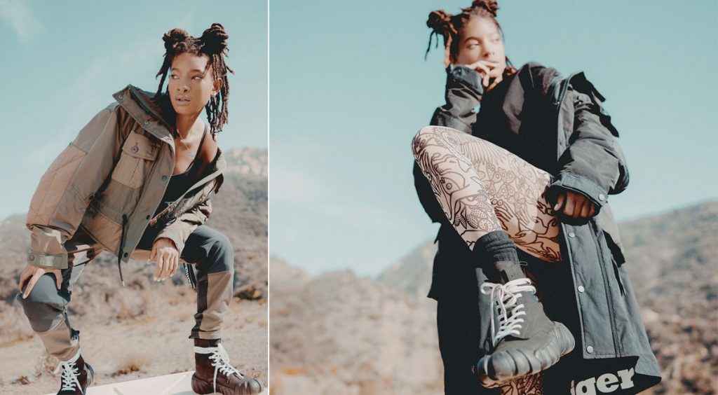 Onitsuka Tiger and Willow Smith photoshoot