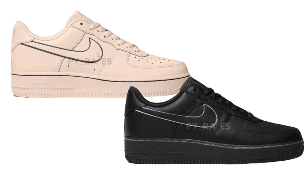 Stussy x Nike Air Force 1 two colorways