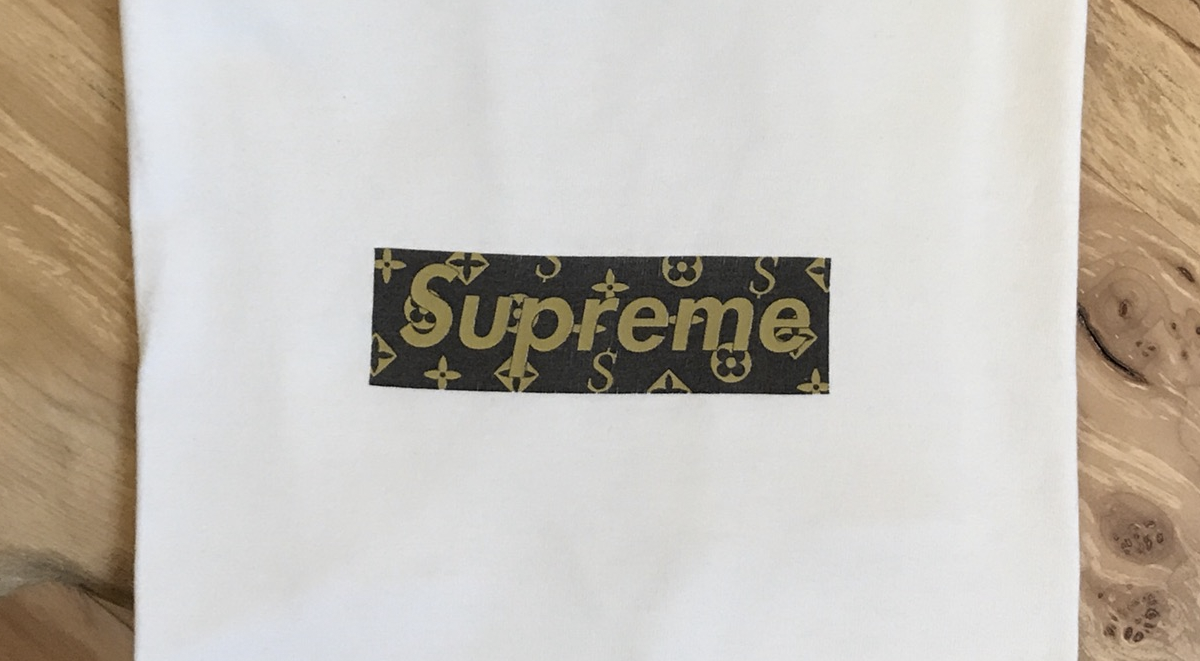 Supreme box logo louis vuitton tee 2000 history most valuable designs