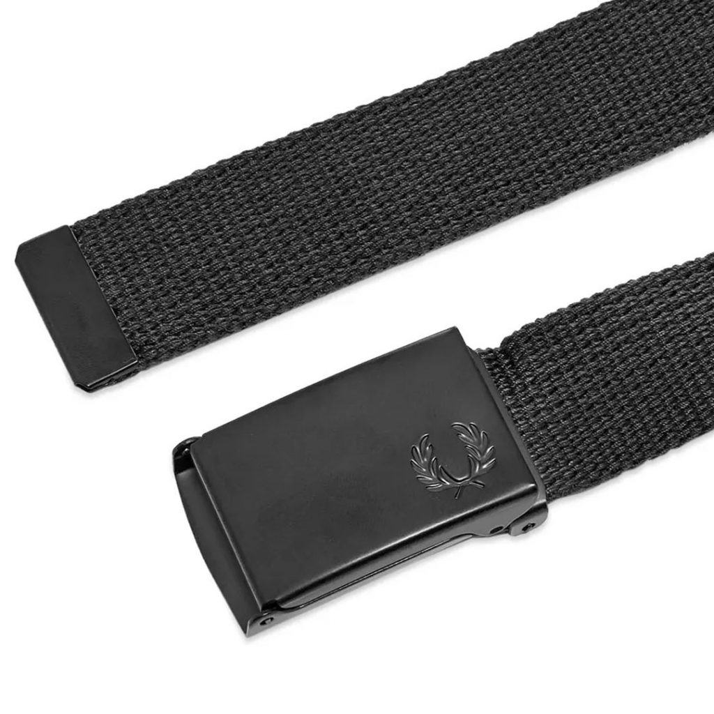 Father's Day Gift Guide 2020 FRED PERRY SLIM GRAPHIC WEBBING BELT