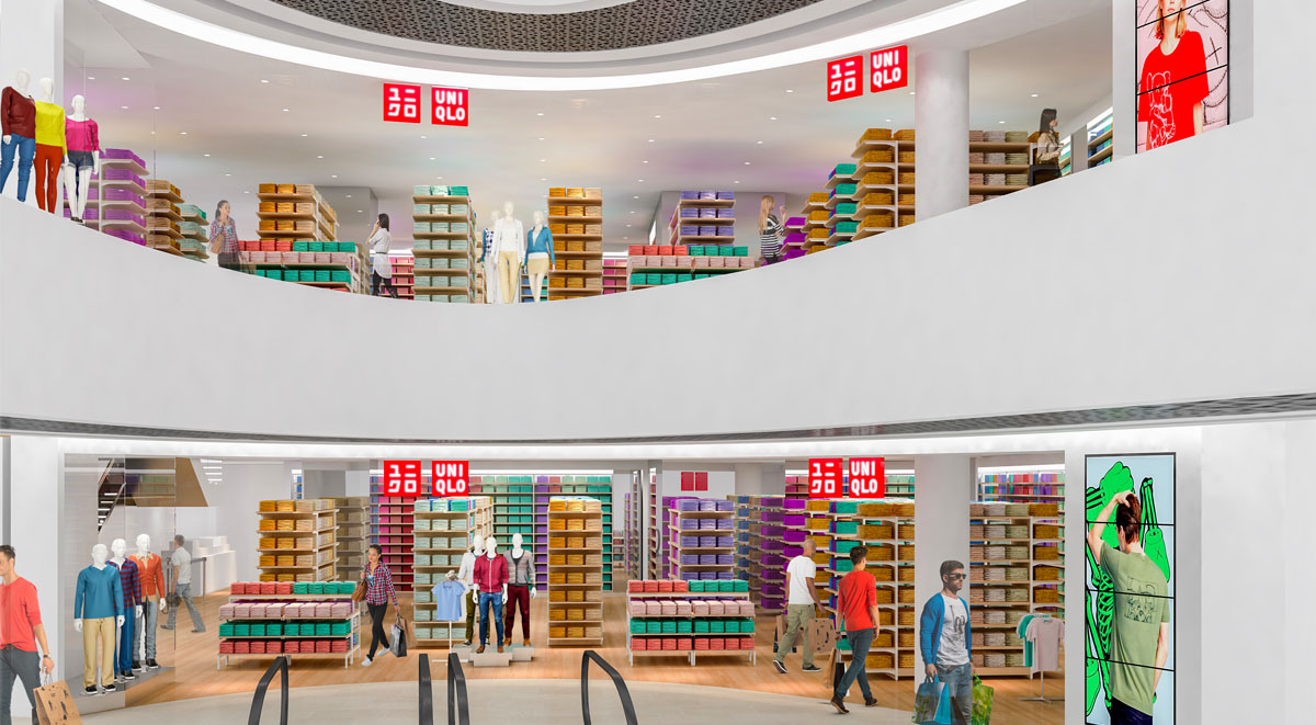 Uniqlo Town shopping experience