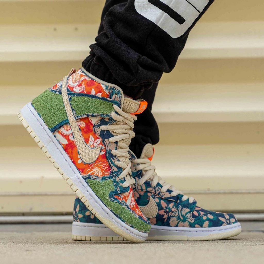 Nike SB Dunk High Hawaii Leaks Reveal Tearaway Holiday Prints