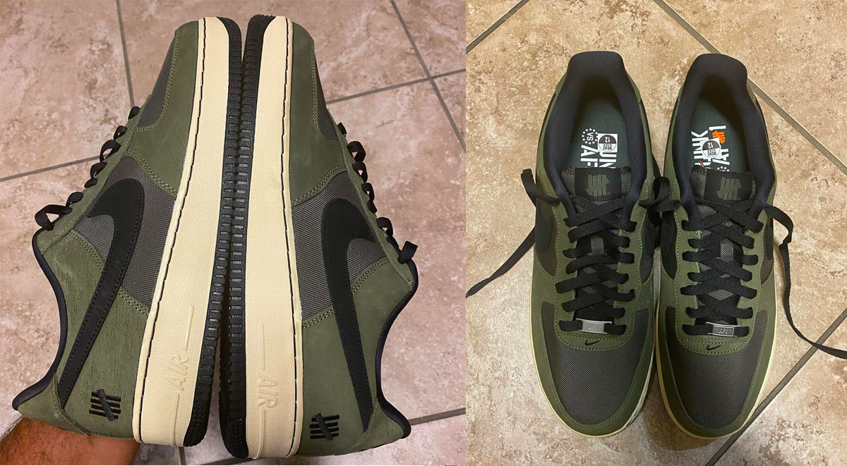 Undefeated x Nike Air Force 1 Brings Back Ballistic Dunk Colorway