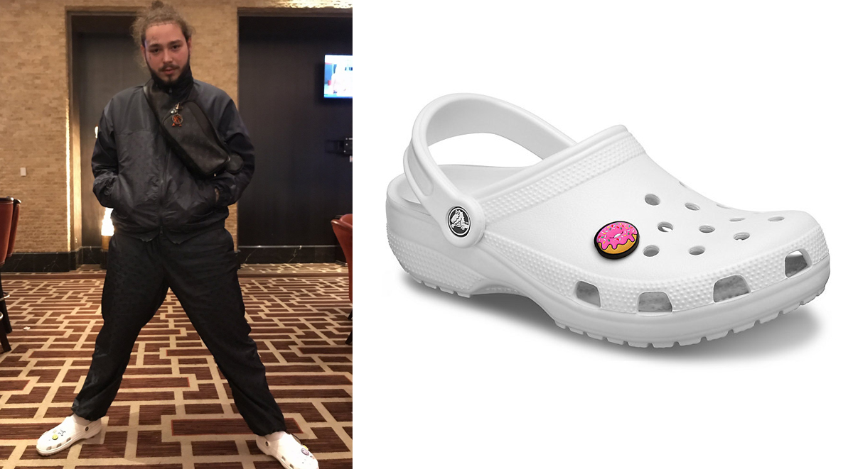 A Guide To Styling Crocs Based On Post Malone Fits